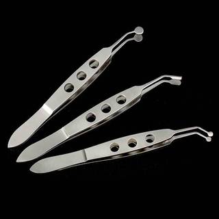 Nhíp mí mắt bằng thép không gỉ SAFENH Meibomian Gland Forceps Dụng cụ nối mi VN