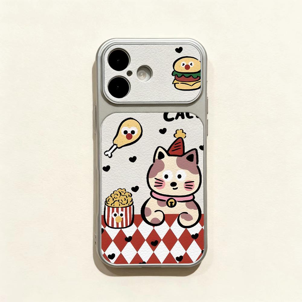 Hamburger Puss cho trường hợp iPhone 17pro iPhone 16/15/14pro chống rơi