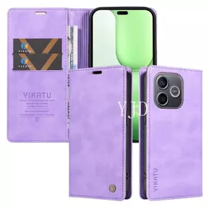 Ốp Lưng Cho Honor 600 Lite Họa Tiết Lichee Da Siêu Mỏng Khe Cắm Thẻ Thoáng Khí Chống Rơi Vỏ Điện Thoại