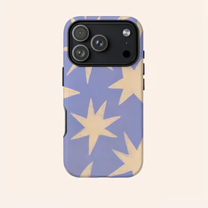 Đế Tím Ngôi Sao Đơn Giản Thích Hợp Cho iPhone17 17Pro 16 15 13 XR 13mini 8PLUS Ốp Điện Thoại Chống Sốc Hai Lớp Bóng Bảo Vệ Bao Gồm Tất Cả