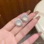 Bông Tai Sang Trọng Phong Cách Trung Hoa Với MãNão Kẻ Sọc và Zircon