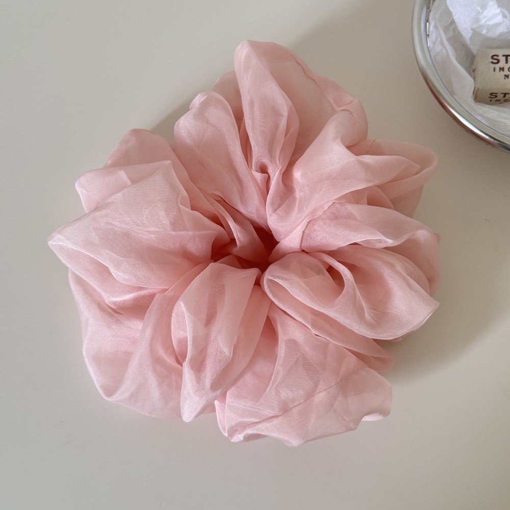 Hululu Scrunchy Tóc Kích Thước Lớn - Phong Cách Hàn Quốc & Pháp, Dây Cao Su Thời Trang cho Cô Gái
