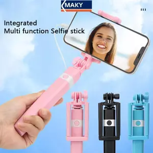MAKY Dây Mới Điều Khiển Selfie Sti Thích Hợp Type-C Cắm Mini Di Động Selfie Sti VN