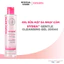 Combo Gel rửa mặt Hydra+ 200ml Kem dưỡng phục hồi Cica+ 40ml