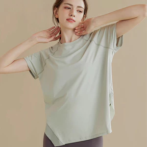 Áo và quần tập yoga nữ cao cấp - áo tay ngắn thoáng khí