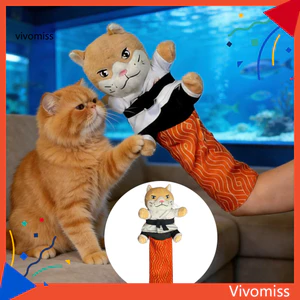 Con rối Karate cho mèo có tay bảo vệ – Con rối cầm tay cho mèo Đấu vật cắn Đồ chơi tập thể dục Vỏ bọc trước bền bỉ để vui vẻ an toàn với mèo Đồ chơi rối Karate
