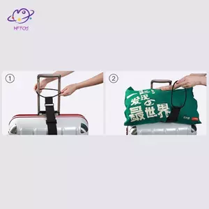 HFTOY Dây đeo hành lý có thể điều chỉnh đàn hồi nhiều màu Dây đeo hành lý Dây đai Bungee Hành lý Thắt lưng Vali An ninh du lịch Dây đeo ~