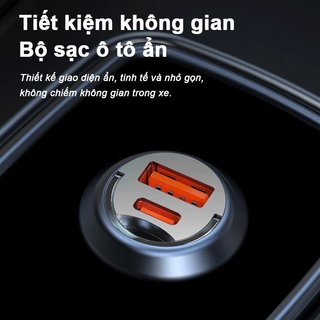 Bộ sạc ô tô Sạc siêu nhanh Hợp kim kẽm Thiết kế nhỏ gọn Bảo vệ đa năng Tương thích với tất cả các ô tô