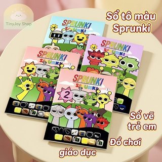 Sách tô màu cho trẻ em Hoạt động vẽ nguệch ngoạc Giấy dày Đồ chơi du lịch giáo dục không độc hại