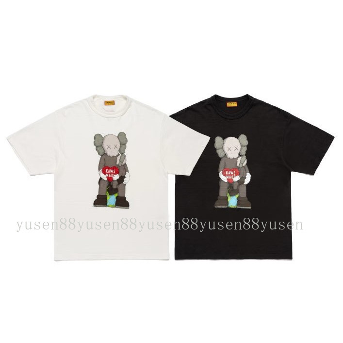 Áo thun cotton unisex cổ tròn in hình