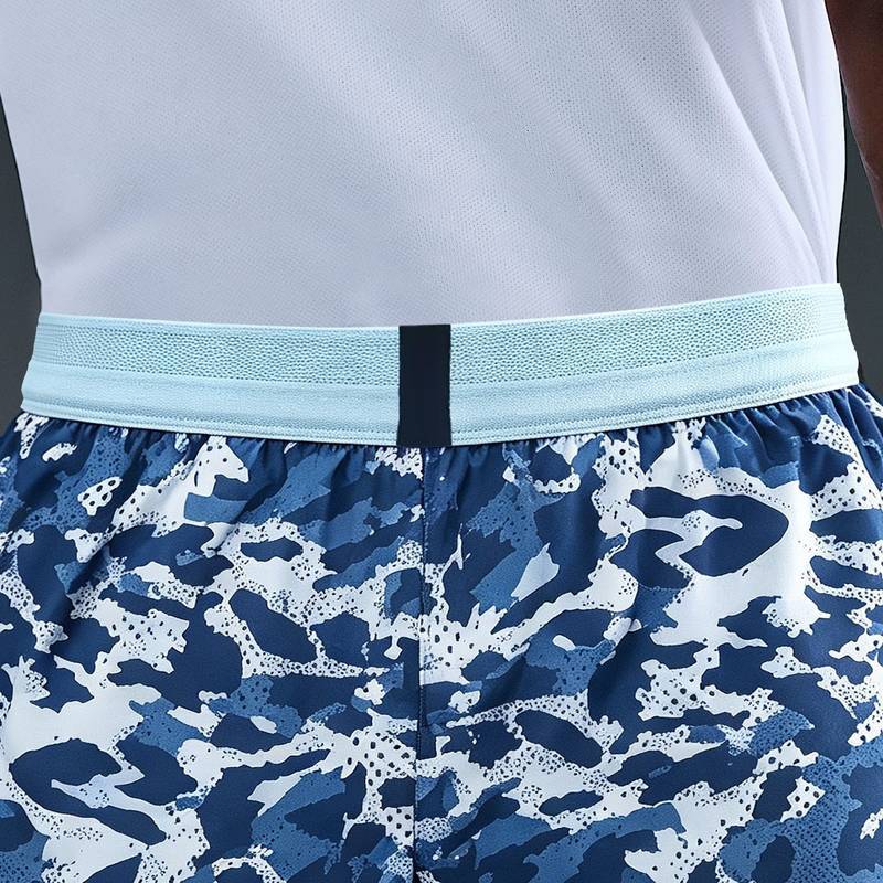 Sports Sports Training Track and Field Adhesive Three-Point Lining Shorts Marathon Breathable Quick-Drying Men and Women Running Pants Kec2