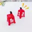 <![J & U-T] Kẹp tóc màu đỏ nổi bật, dễ thương, phụ kiện tóc vui mắt