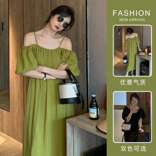 Fat MM Summer phiên bản Hàn Quốc dáng rộng, style Pháp, off-shoulder, size lớn