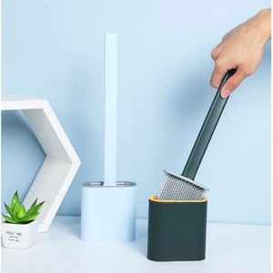 Cọ Vệ Sinh Toilet Bằng Silicon Siêu Sạch Kèm Hộp Đựng