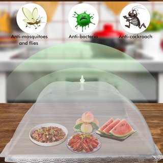 Có Thể Gập Lại Vỏ Thực Phẩm Lưới Dome Fly Mosquito Guard Có Thể Tái Sử Dụng Dã Ngoại Vườn Trái Cây Bảo Vệ