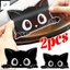 Nhãn dán xe mèo đen 15cm - Decal nhìn trộm ngộ nghĩnh cho xe máy ô tô