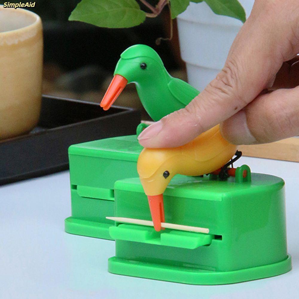Hộp đựng tăm đơn giản Hộp đựng tăm tự động chim ruồi dễ thương