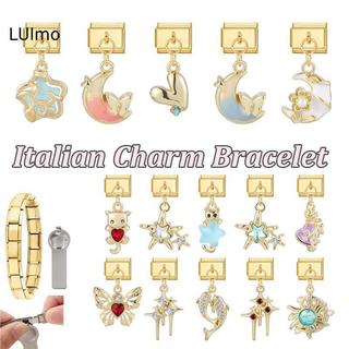 Mặt dây chuyền hạt vòng tay vintage màu vàng, thép không gỉ, thời trang cho bé gái và thanh thiếu niên