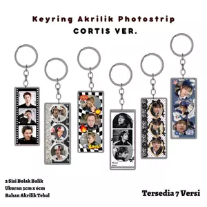 CORTIS Keychain Photostrip Gantungan Kunci Photostrip Kpop