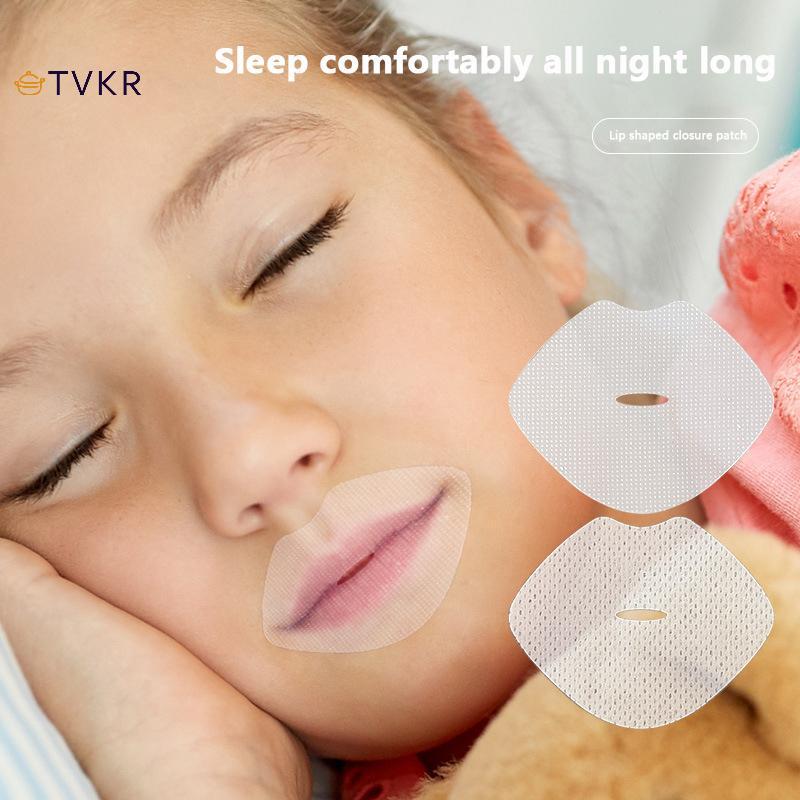 TVKR 30 Cái / túi Hình Môi Chống Thở Stiers Cho Trẻ Em Ngủ Đêm Môi Mũi Thở Cải Thiện Miếng Dán Miệng Đóng Stier OIK