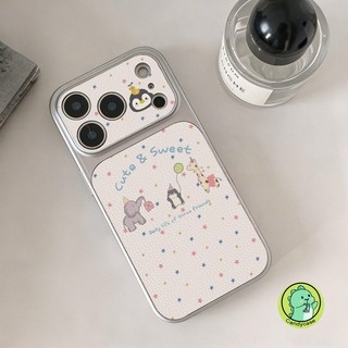 Ốp Điện Thoại Chim Cánh Cụt Dễ Thương Cho Vivo iQOO Z11 Z11X Z10 Z10X Z10R Z9X Z9 Turbo Plus Z7 Z7i Z6 Lite Pro Z5X U5X U5E U3X 5G 4G Vỏ Da PU Hoạt Hình Ngôi Sao Ins Phong Cách 3D Vỏ Mềm