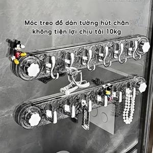 Móc Treo Tường Nhà Tắm Hút Chân Không Handobox Móc Dán Tường Treo Đồ Đa Năng Dính Tường Tiện Lợi