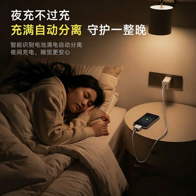 Bộ bảo vệ bộ sạc cắt tự động thông minh 140W Type-C Sạc quá mức Sạc ban đêm an toàn