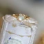Nhẫn nữ cá tính, thời trang, hình trái tim, màu tự nhiên, vỏ sò trắng, pha lê, đa năng.
