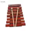 toyuvn Btuty 8 nốt Nhạc cụ Xylophone bằng gỗ với 2 vồ Gỗ thông bạch dương Bộ gõ nhỏ Quà tặng sinh nhật Dụng cụ âm nhạc Hoàn hảo cho người mới bắt đầu