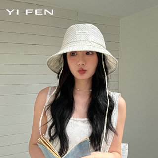 YIFEN Chấm Bi Chống Nắng Xô Mũ Mùa Hè Nữ Rộng Viền Sâu Xô Che Nắng Nhỏ Mũ Chống Nắng