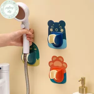 Giá đỡ vòi hoa sen PUSKY Giá đỡ phun nước không thủng Vật cố định Có thể điều chỉnh Bồn tắm trẻ em Đế tắm VN