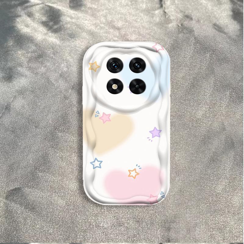 Thích hợp cho Redmi Note 14 Pro 4G 5G 3D Điện thoại thông minh TPU mềm nơ tình yêu Vỏ điện thoại chống sốc