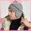 MYPANDA Mũ dệt kim mùa đông ngoài trời dành cho nam nữ Mũ tai ấm áp sang trọng Earmuff Mũ trượt tuyết thông thường mềm mại sành điệu Mũ bảo vệ tai đi xe đạp.