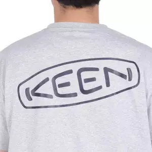 Áo thun có sẵn phong cách rộng thùng thình KEEN Classic Logo Họa tiết In 100% Cotton Unisex Nam Nữ Áo thun cổ tròn tay ngắn
