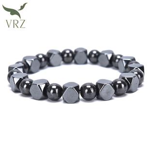 VRZ Từ Hematite Hạt Co Giãn Chăm Sóc Sức Khỏe Vòng Tay Nam Lắc Tay Trang Sức HOT