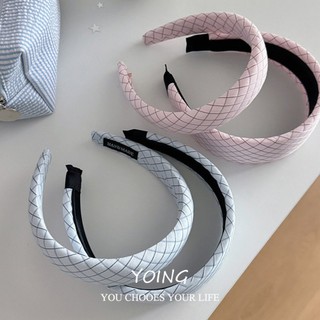 Yoing / Băng Đô Kẻ Sọc Phong Cách Hàn Quốc Nữ Đầu Lâu Cao Cấp Bấm Không Làm Tổn Thương Gói Rửa Mặt Chống Trơn Trượt Phụ Kiện Tóc Mũ Đội Đầu