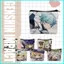 HT2 Anime Genshin Tác Động Tiền Xu Túi Đựng Mỹ Phẩm Túi Vải Thời Trang Túi Cầm Tay Hoạt Hình Chongyun Lisa Quà Tặng TH2
