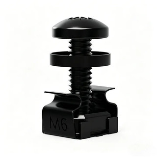 Bộ ốc vít M6x16mm đen bạc cho tủ máy chủ 10 bộ Kích thước: M6 x 16mm،Mạ kẽm،Bắt tủ rack, tủ mạng