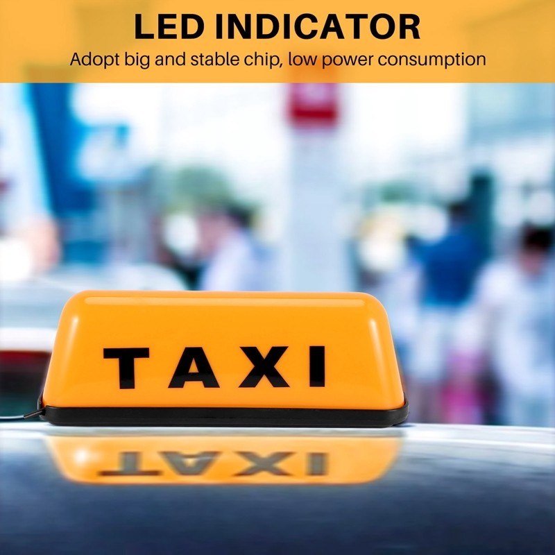 Đèn LED báo Taxi, đèn chạy ban ngày ô tô 12V 3W, gắn mái/cab, ký hiệu LED