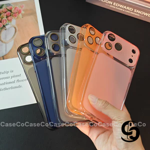 Ốp Lưng Cho IPhone 13 17 11 16 15 14 12 Pro Max 17air 16 15 14 Plus Ốp kính toàn tròng siêu mỏng mờ màu kẹo