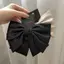 Springevenstar Thanh Lịch Nơ Ruy Băng Kẹp Tóc Thời Trang Đơn Giản Chắc Chắn Satin Mùa Xuân Kẹp Tóc Retro Với Kẹp Bé Gái Phụ Kiện Tóc Springevenstar