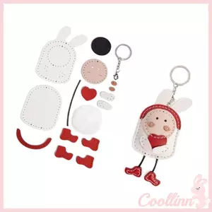 COO Bộ dụng cụ thủ công thiết kế thỏ đáng yêu để làm túi hoặc phụ kiện chìa khóa của riêng bạn