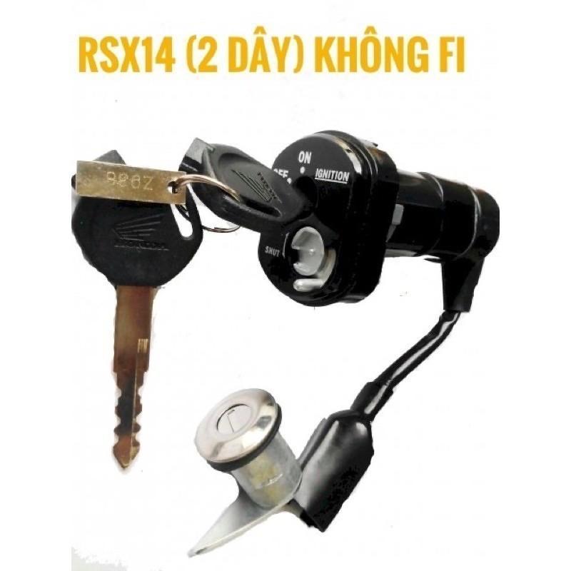 Bộ Ổ Khóa Xe RSX 2014 (4 Dây Fi) (2 Dây Không Fi) Hàng Cao Cấp Loai 1