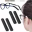 HFSHY 2 Cặp Kính Chống Trơn Trượt Móc Tai Silicon Chống Trơn Trượt Cho Kính Mát Kính Mắt Chân Đền Đầu Bla Trắng Nâu VN