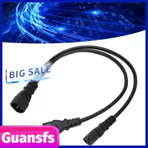 Guansfs Ngắn Bộ Lưu Điện Máy Chủ Bộ Chia Cổng Cáp Cho Màn Hình PC Máy In C14 Sang Dual 5 15R C13 Dây