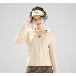 Áo khoác chống nắng có mũ trùm đầu UV cho nữ Cắt thoáng khí để câu cá ngoài trời và đi chơi mùa hè hàng ngày