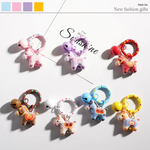 Hoạt Hình Dễ Thương Pony Móc Khóa Cô Gái Túi Trái Tim Mặt Dây Chuyền Nhiều Màu Sáng Tạo Hợp Thời Trang Chơi Quà Tặng Xe Ô Tô Tai Nghe Mặt Dây Chuyền