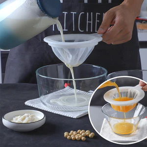 Dụng Cụ Lọc Lưới Chuyên Dụng Làm Sữa Hạt, Sữa Đậu Nành, Yến Mạch, Lọc Bột – Tay Cầm Chắc Chắn ALE