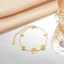 Vòng Tay Thép Titan Ánh Sáng Sang Trọng Niche Feel Vàng 18K Đơn Giản Thép Không Gỉ Niche Chống Phai Màu Tay Trang Sức Nữ JJJO