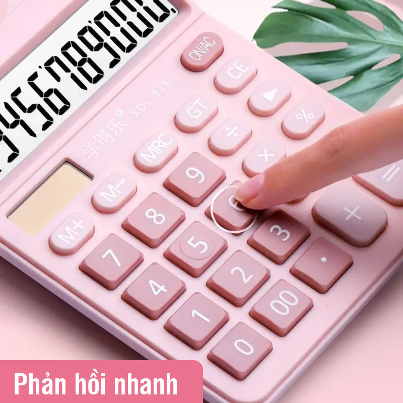 Máy Tính Cầm Tay Máy Tính Bỏ Túi Năng Lượng Mặt Trời Tiết Kiệm Điện Phím Bấm Nhạy Thời Trang Văn Phòng Phẩm Học Sinh